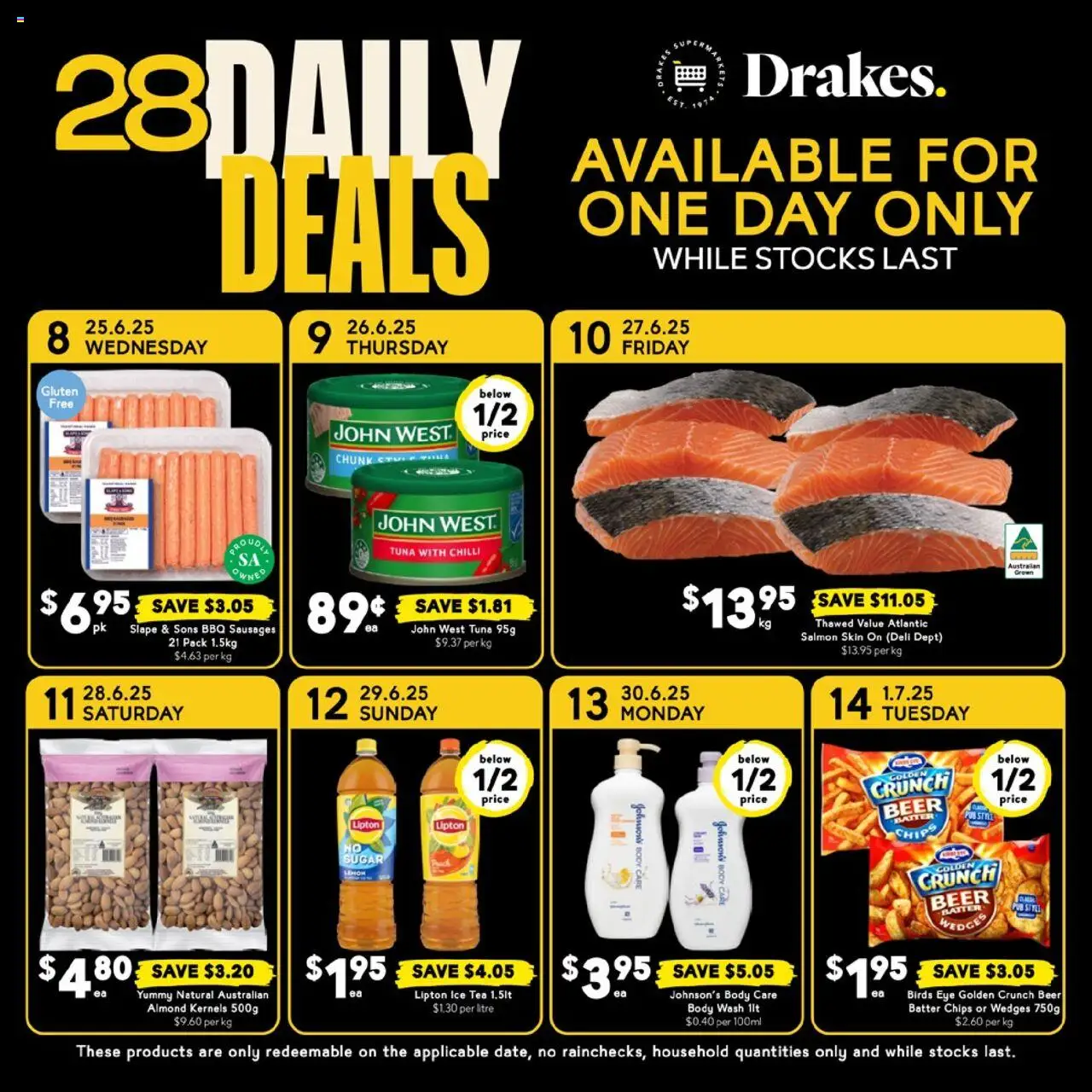 Drakes catalogue - valid from 25.06.2025 | Page: 20 | Products: Household, Beer, Tea, Tuna