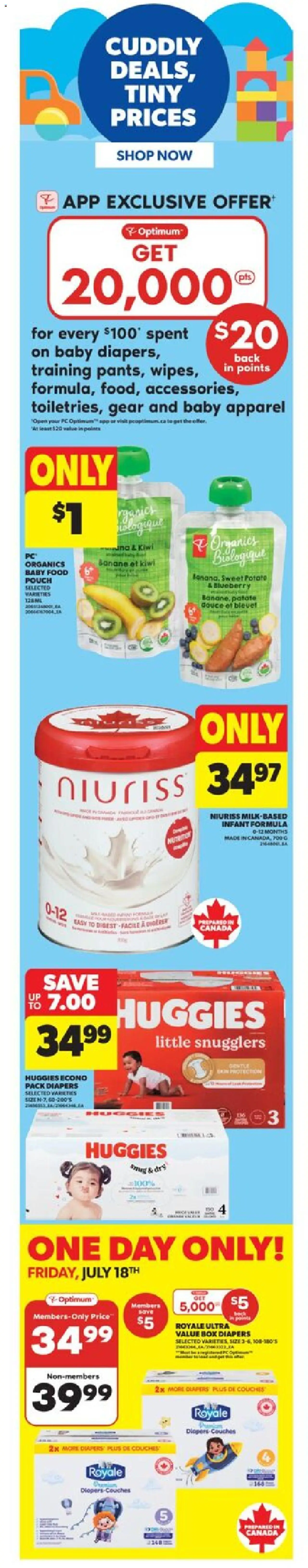 Real Canadian Superstore flyer valid from 17.07.2025 | Page: 1 | Products: Box