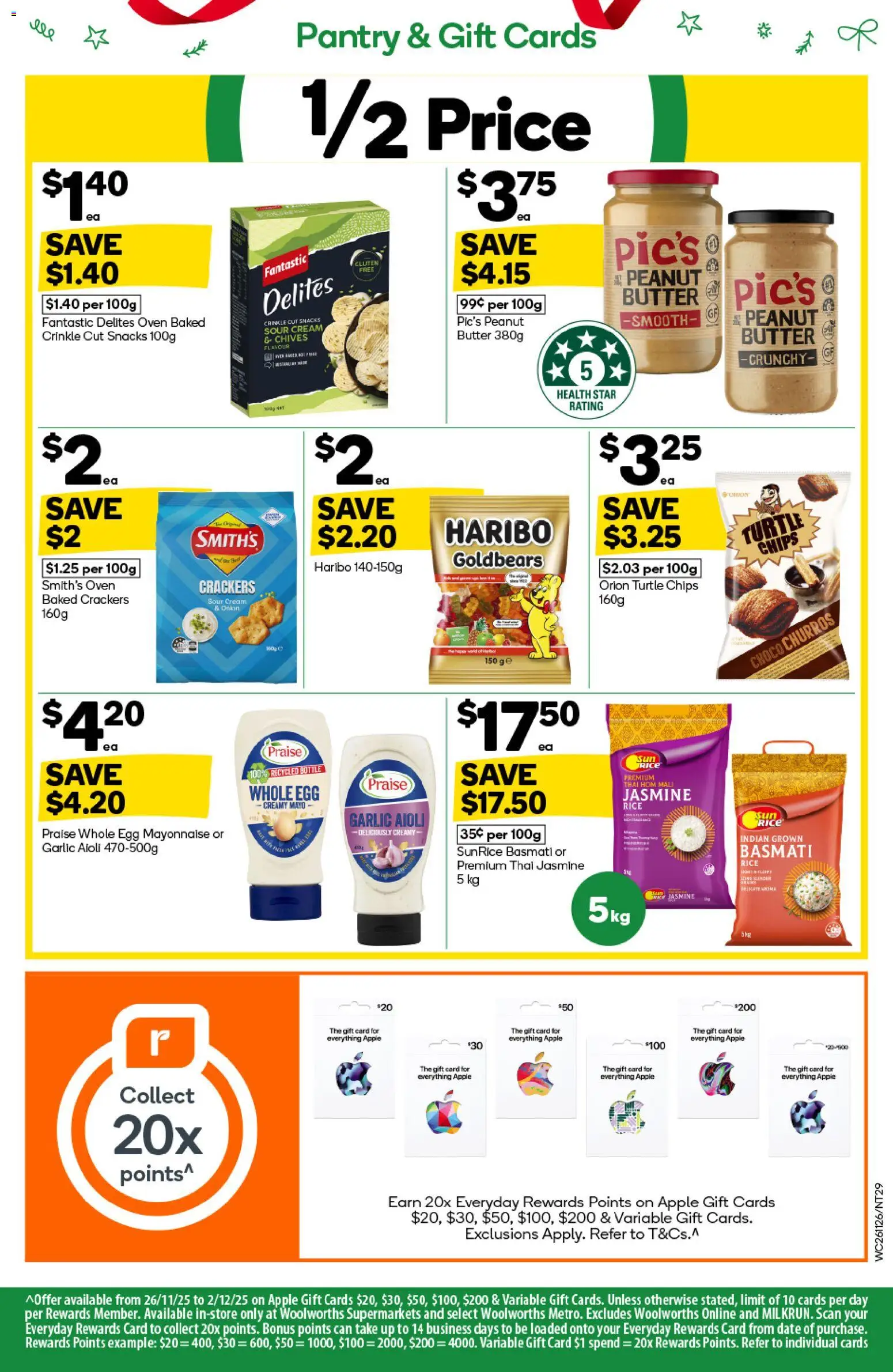 Woolworths catalogue - valid from 26.11.2025 | Page: 29 | Products: Crackers, Rice, Cream, Oven