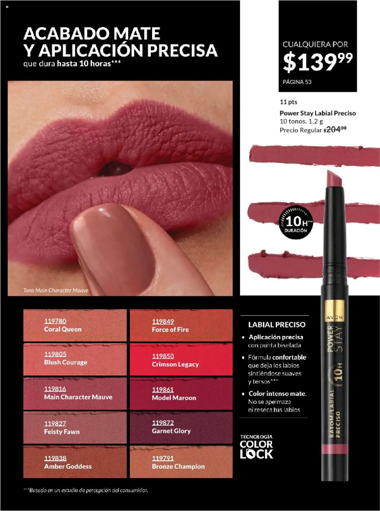 Nuevas ofertas de AVON válidas en toda la República Mexicana desde el 17.03.2025. ¡Encuentra las mejores ofertas en AVON campaña 7 2025! | Página: 53 | Productos: Mate