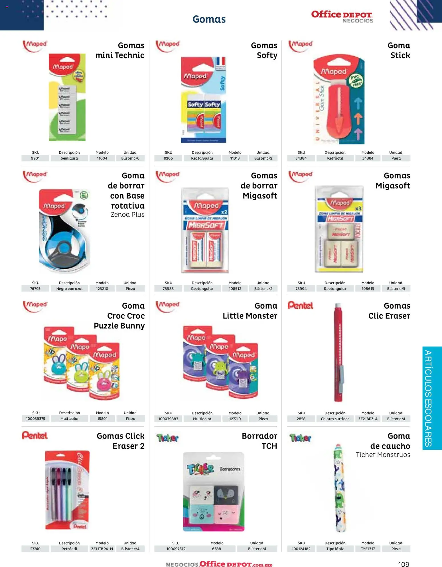 Nuevas ofertas de Office Depot válidas en toda la República Mexicana desde el 12.01.2026. ¡Encuentra las mejores ofertas en Office Depot catálogo 2026! | Página: 111