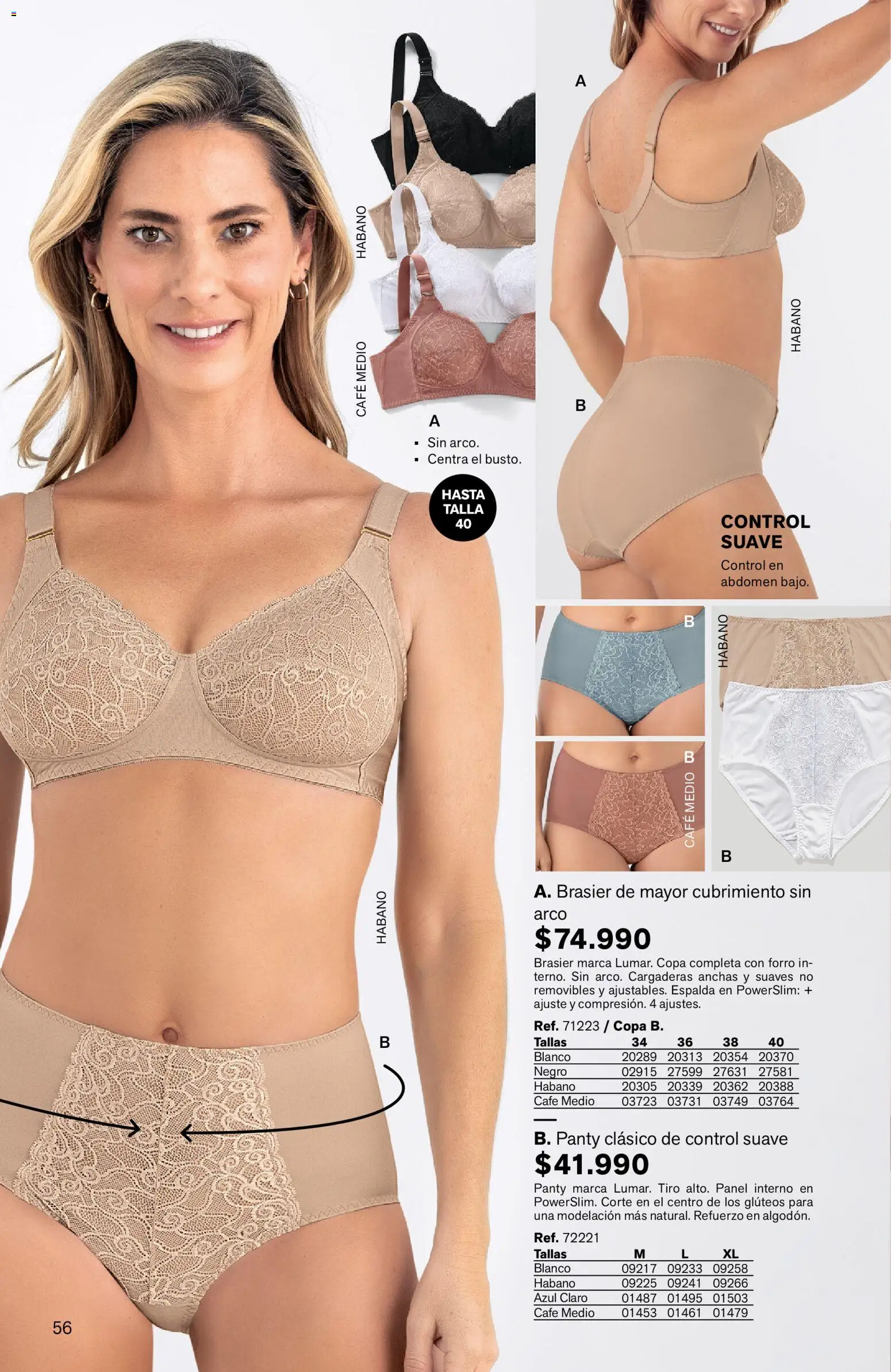 Leonisa revista - valida desde el 03.04.2026 | Página: 56 | Productos: Brasier, Café