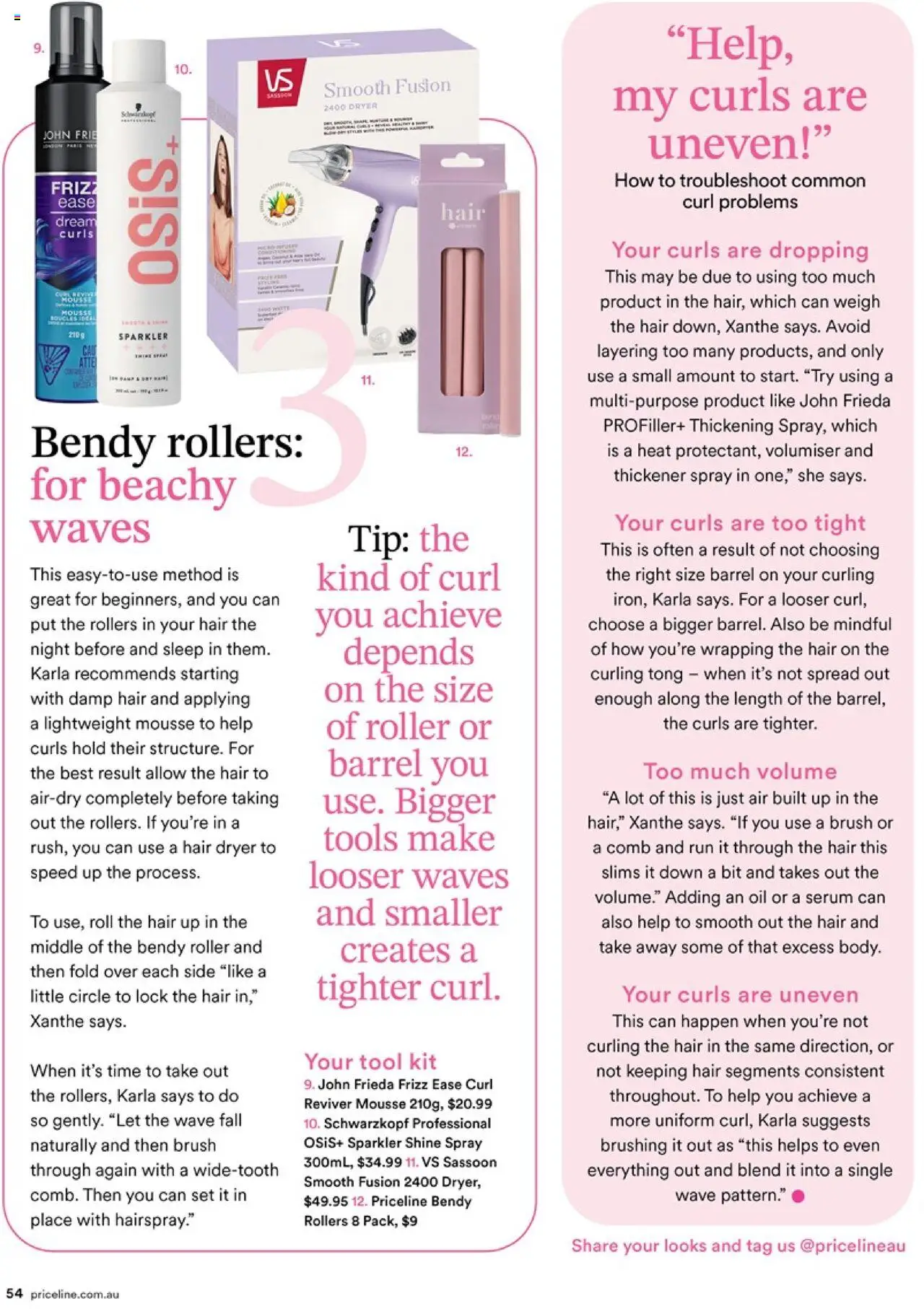 Priceline Pharmacy catalogue - valid from 20.02.2025 | Page: 54 | Products: Brush, Oil, Tools, Hair dryer