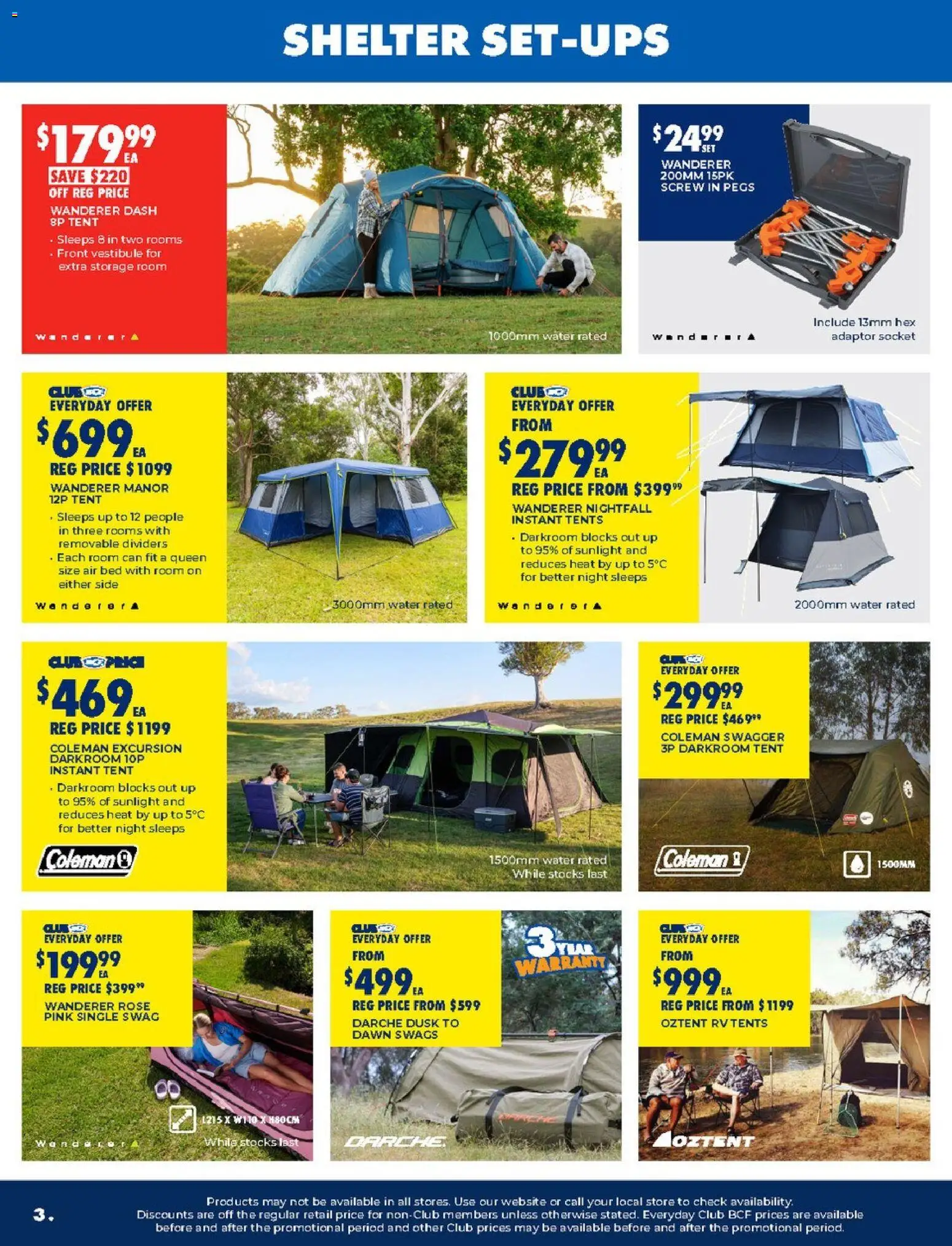 BCF catalogue - valid from 07.04.2026 | Page: 3 | Products: Socket, Water, Adaptor, Bed