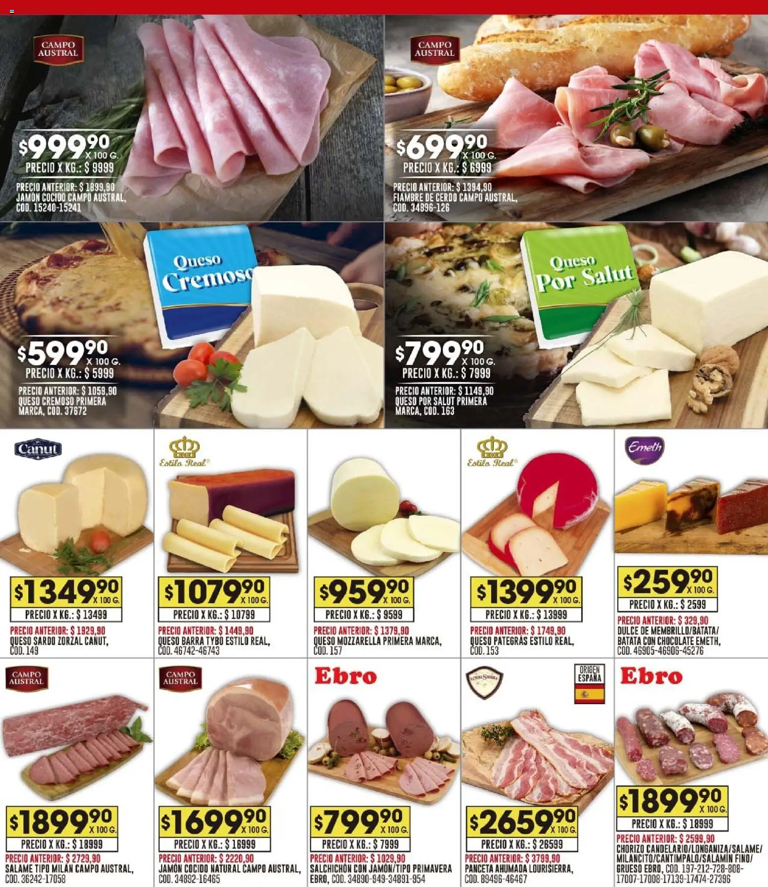 Coto - Ofertas │ válido desde el 12.01.2026 | Página: 8 | Productos: Jamón cocido, Queso, Salame, Cerdo