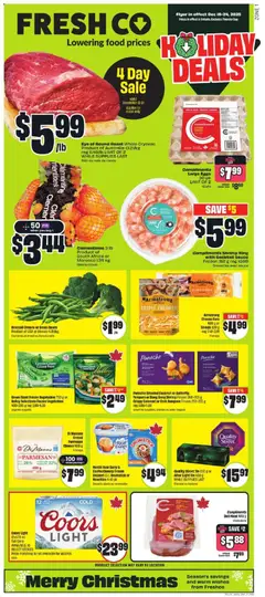 Preview of FreshCo weekly flyer / circulaire from shop FreshCo valid from 18.12.2025