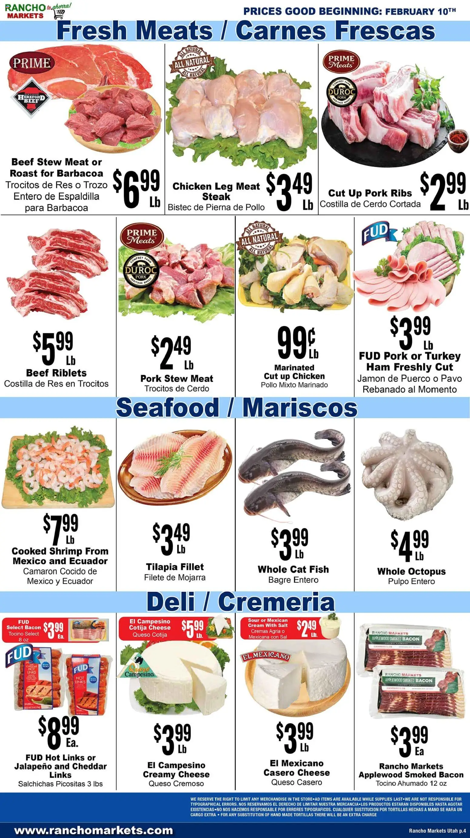 Rancho Markets Weekly Ad - valid from 10.02.2026 | Page: 4
