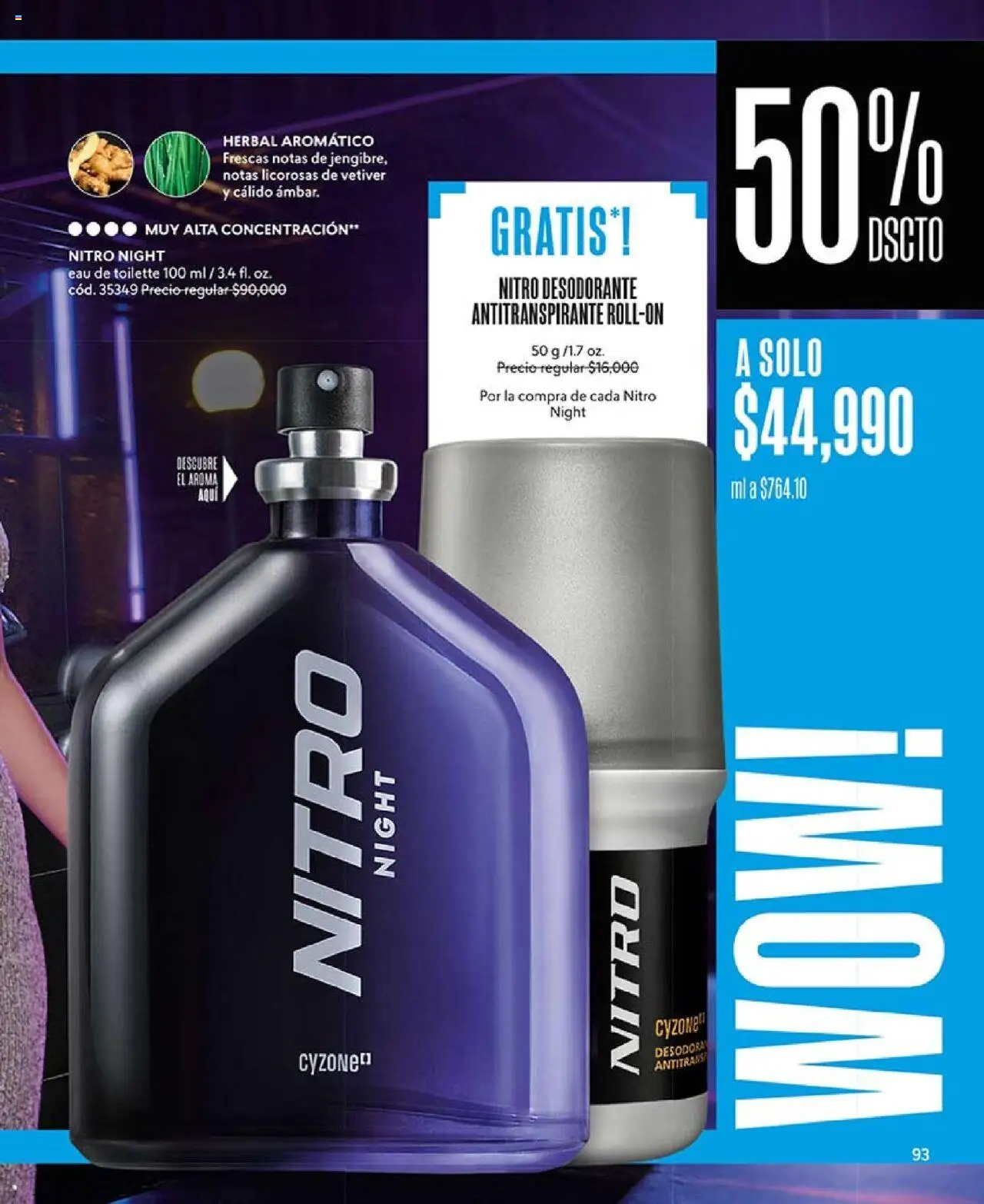CyZone revista - valida desde el 18.08.2025 | Página: 93 | Productos: Eau de toilette, Desodorante, Antitranspirante