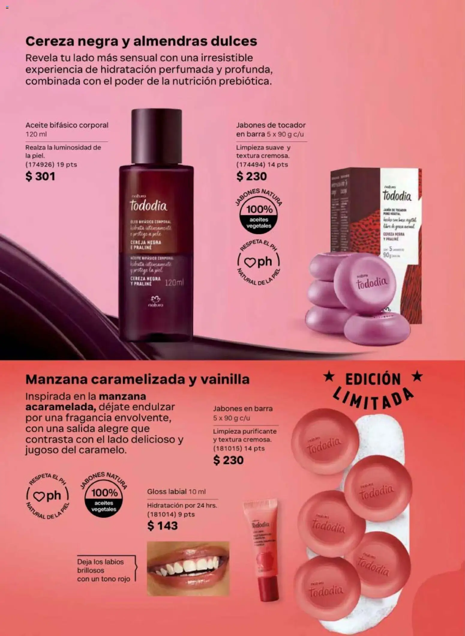 Nuevas ofertas de Natura válidas en toda la República Mexicana desde el 24.04.2026. ¡Encuentra las mejores ofertas en Natura campaña 7 2026! | Página: 106 | Productos: Almendras, Manzana, Barra, Fragancia