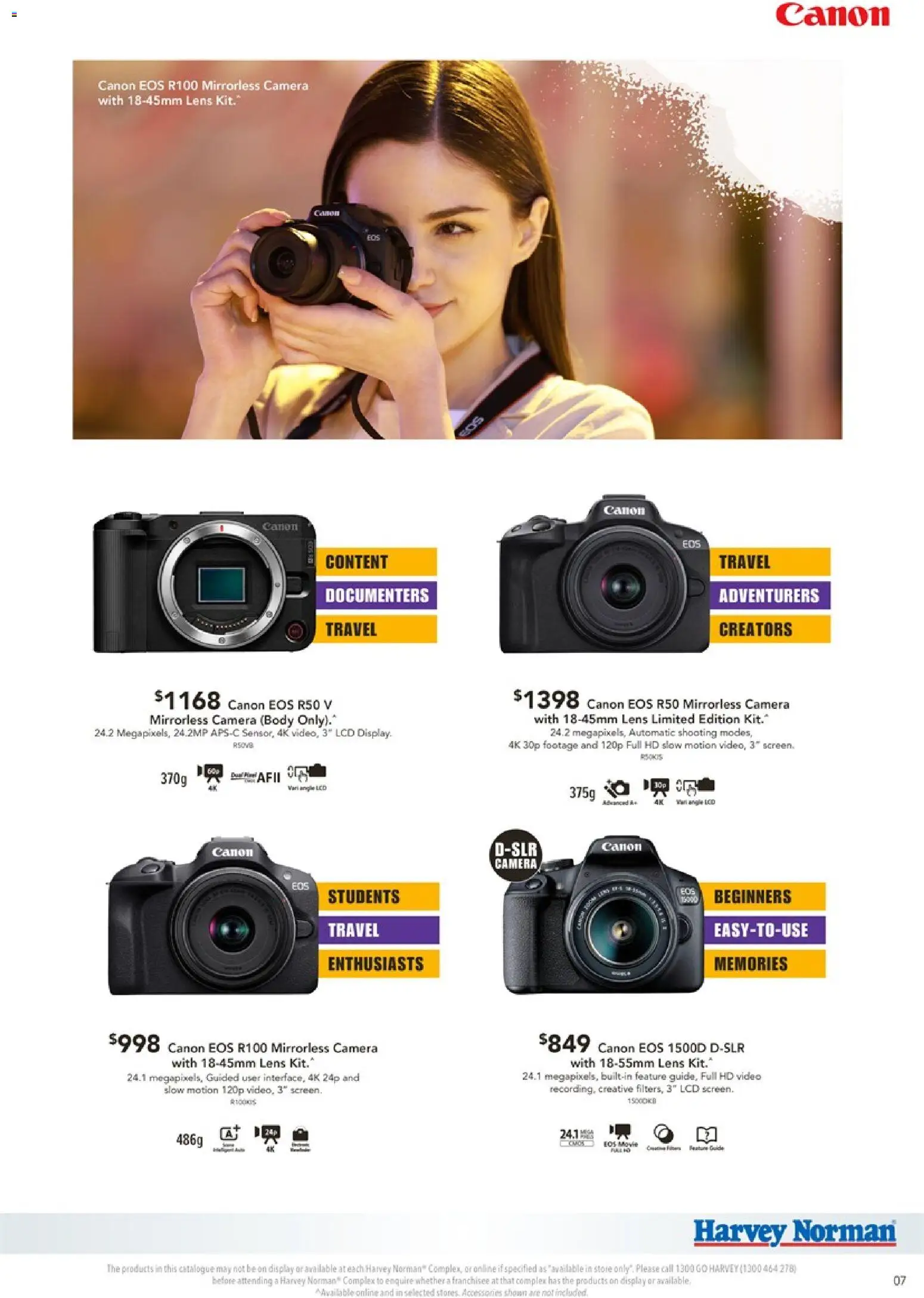 Harvey Norman catalogue - valid from 29.01.2026 | Page: 7 | Products: Camera