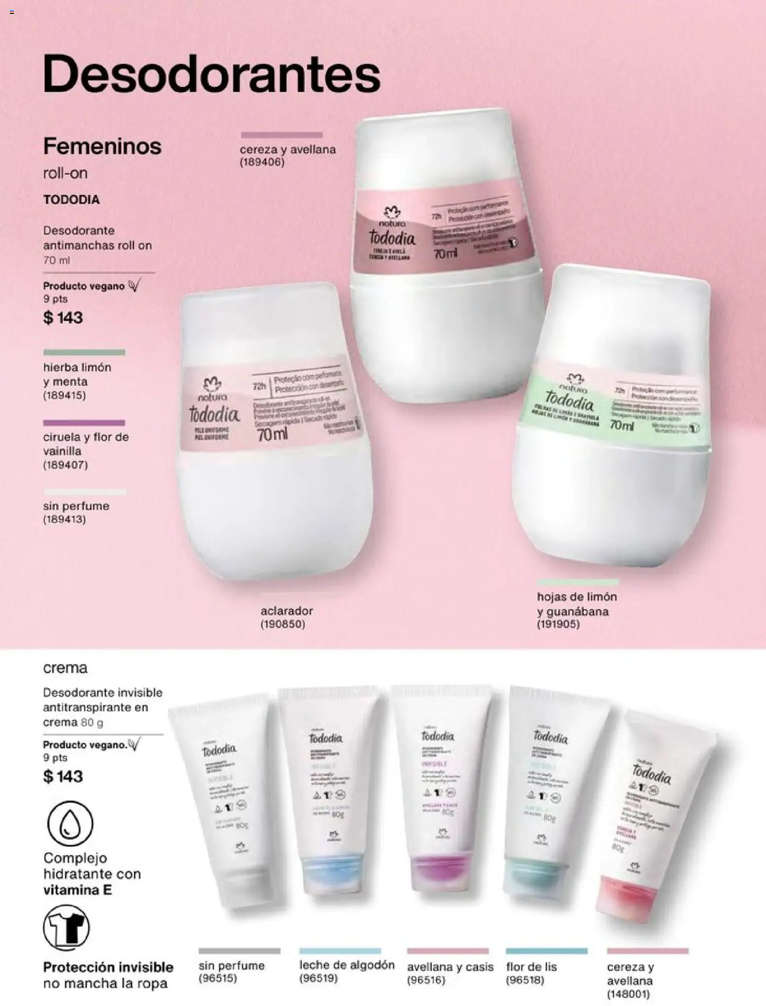 Nuevas ofertas de Natura válidas en toda la República Mexicana desde el 20.12.2025. ¡Encuentra las mejores ofertas en Natura campaña 1 2026! | Página: 139 | Productos: Crema, Limón, Leche, Ropa