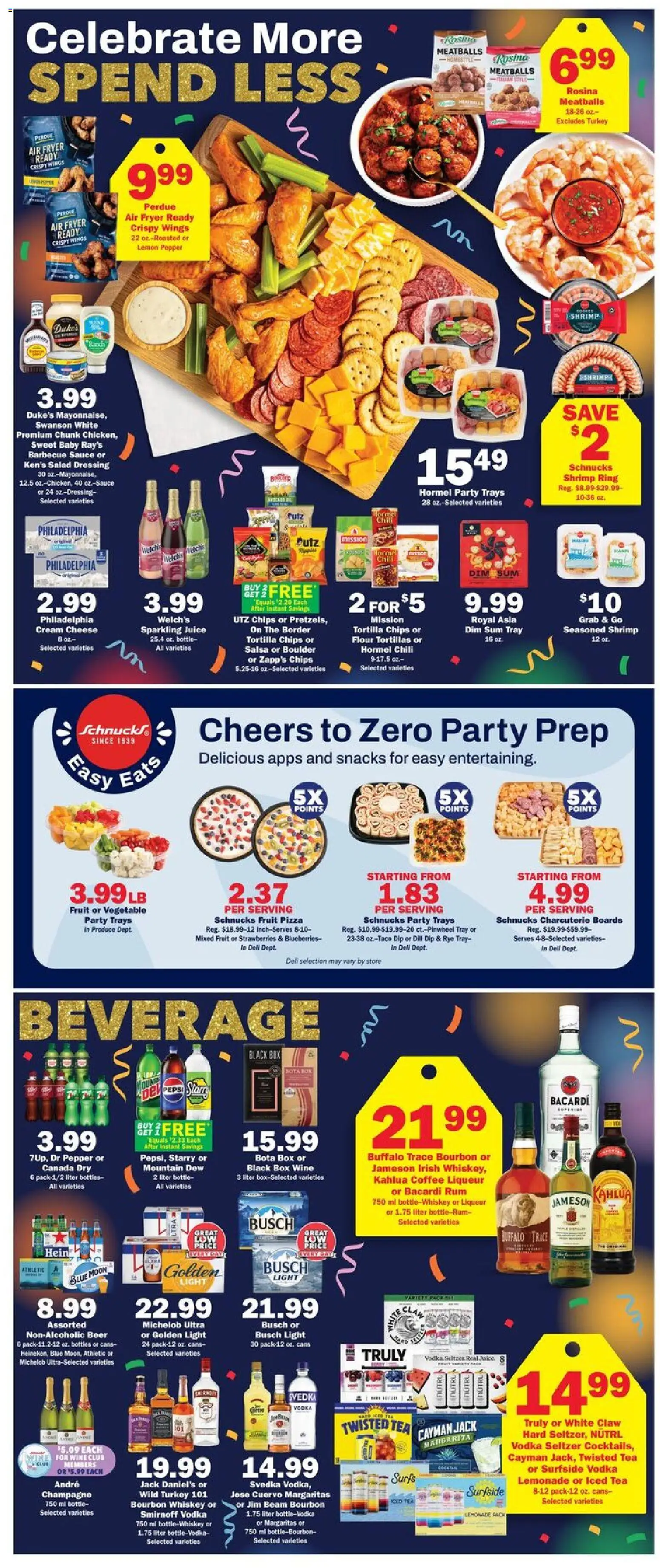 Schnucks Weekly Print Ad - MO - valid from 26.12.2025 | Page: 3 | Products: Strawberries, Whiskey, Lemon, Blueberries