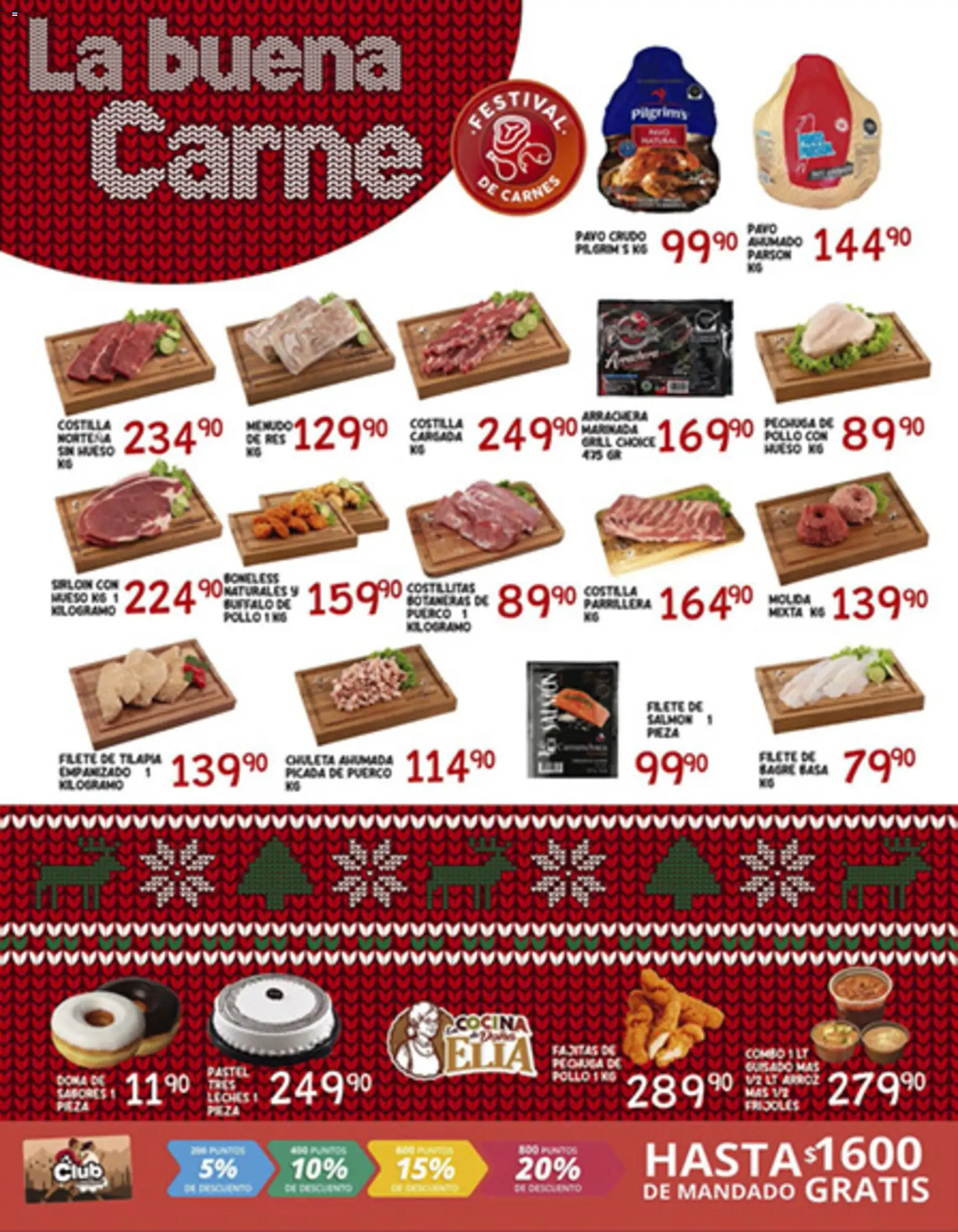 Nuevas ofertas de Alsuper válidas en toda la República Mexicana desde el 05.12.2025. ¡Encuentra las mejores ofertas en Alsuper folleto! | Página: 2 | Productos: Pollo, Pastel, Res, Cocina