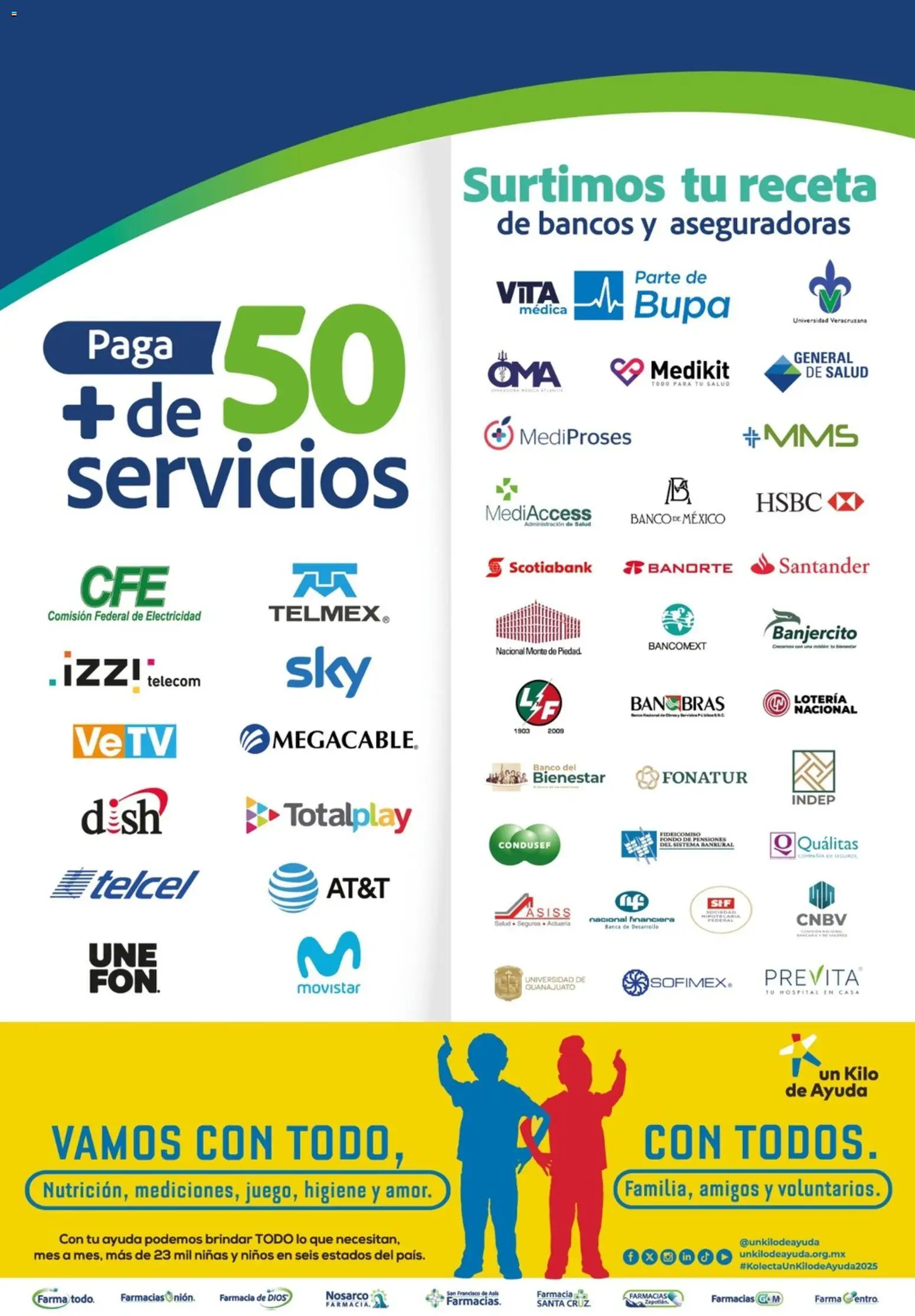 Nuevas ofertas de Farmacias Unión válidas en toda la República Mexicana desde el 01.11.2025. ¡Encuentra las mejores ofertas en Farmacias Unión catálogo! | Página: 15 | Productos: Banco