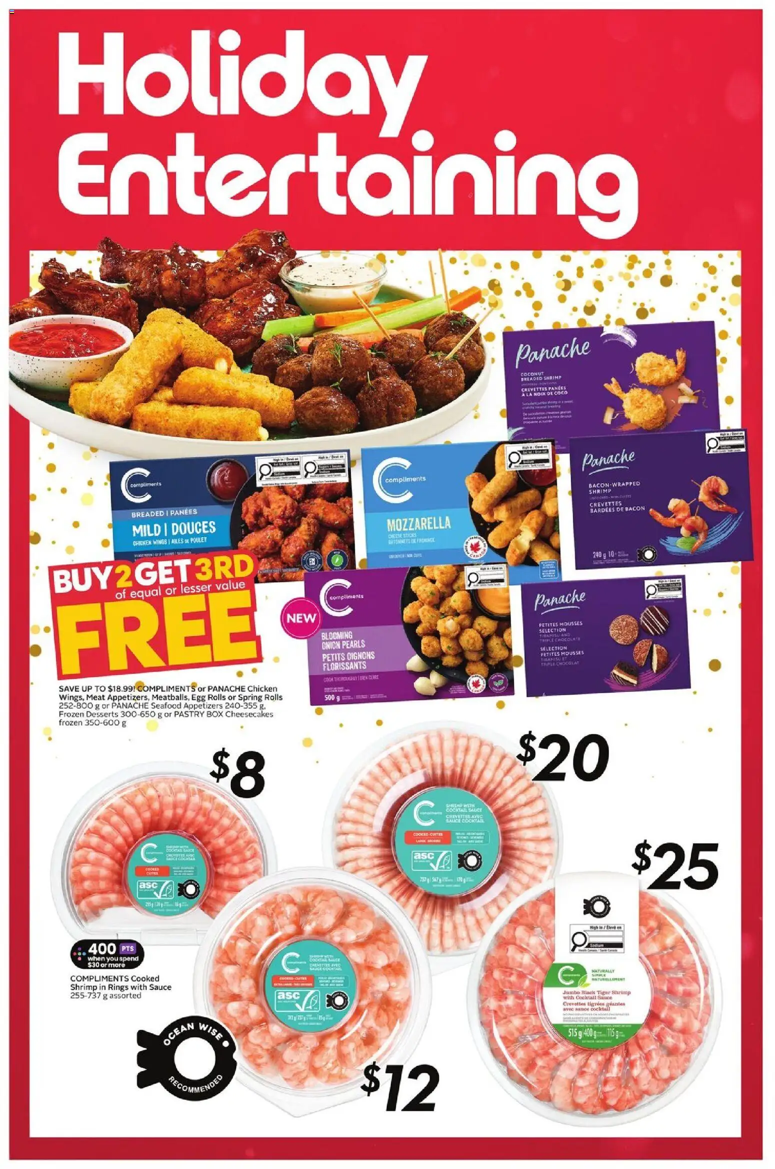 Sobeys flyer valid from 25.12.2025 | Page: 17 | Products: Chicken wings, Box, Chicken