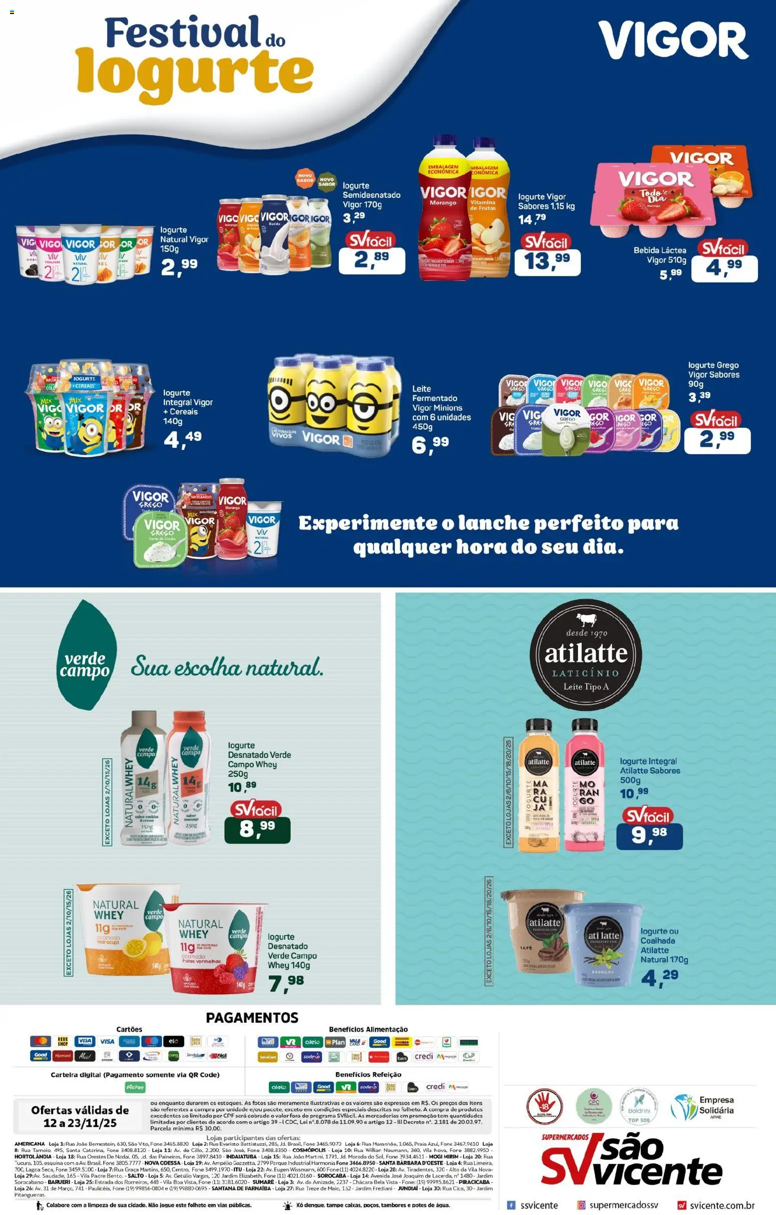 Supermercados São Vicente Folheto - válido de 12.11.2025 | Página: 4 | Produtos: Maracujá, Café, Bebida, Potes