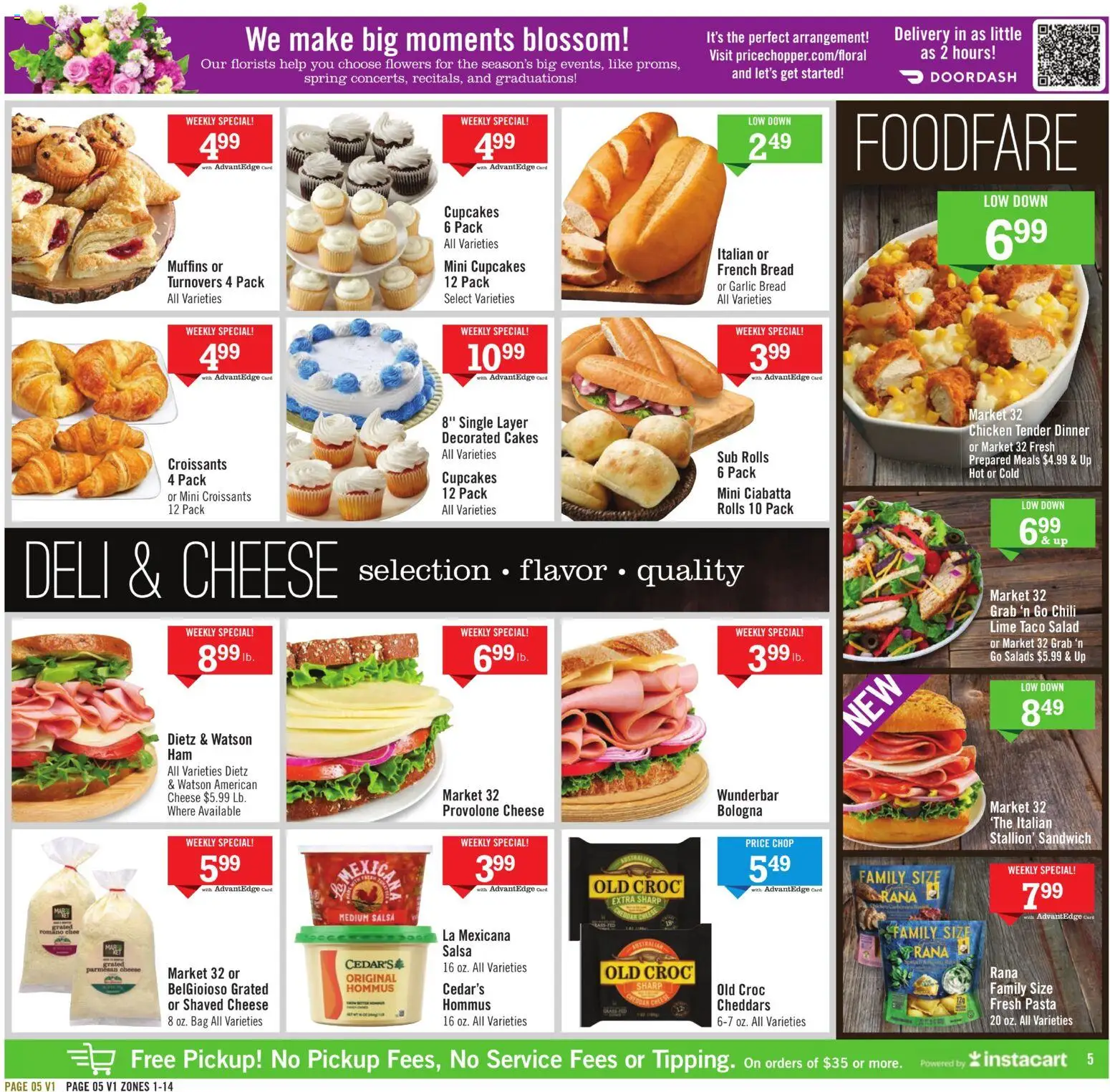 Price Chopper Weekly Ad - valid from 26.04.2026 | Page: 5 | Products: Cheese, Garlic, Croissants, Lime