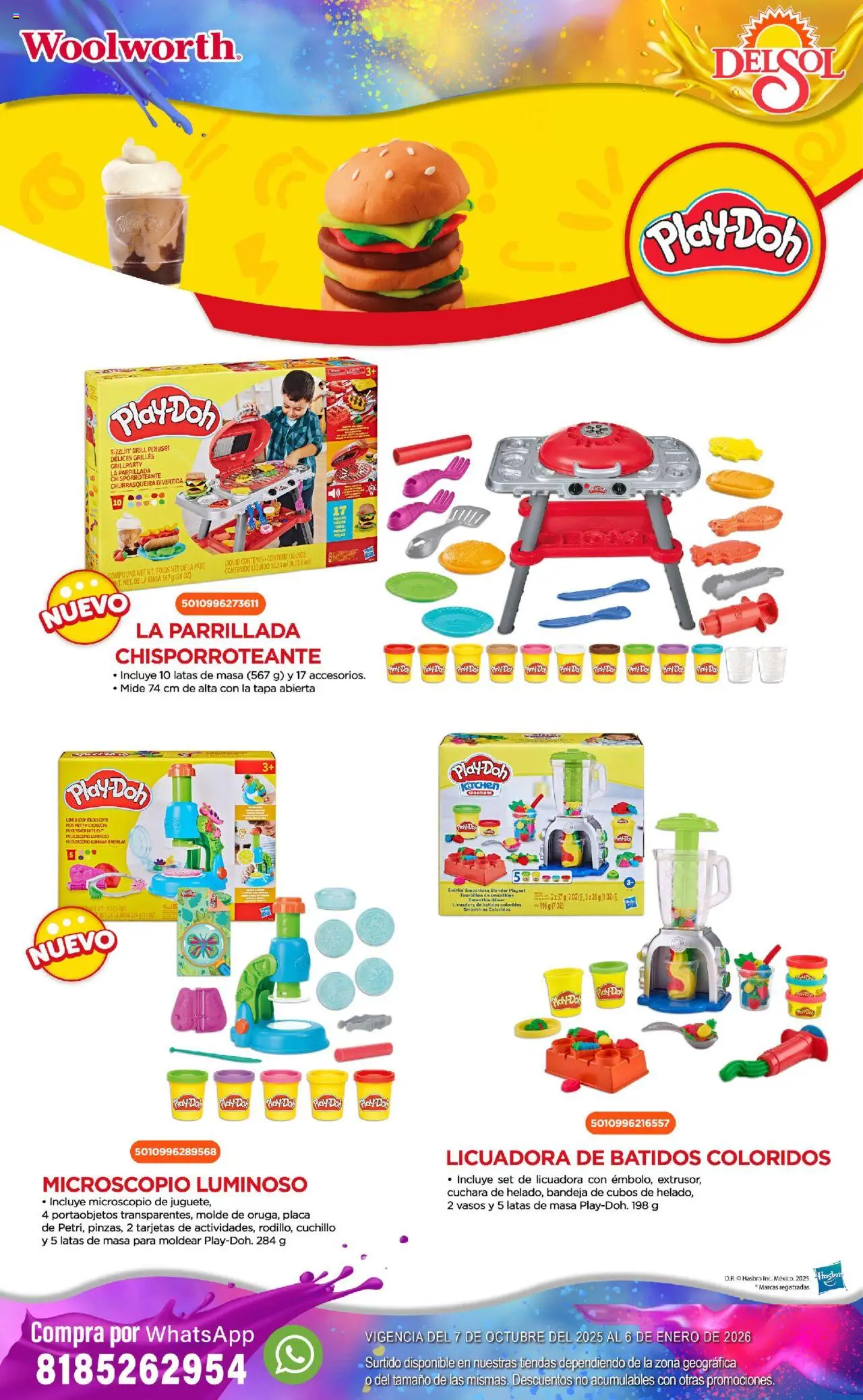 Nuevas ofertas de Del Sol y Woolworth válidas en toda la República Mexicana desde el 07.10.2025. ¡Encuentra las mejores ofertas en Del Sol y Woolworth - Catálogo Castillo Del Juguete! | Página: 20 | Productos: Bandeja, Paté, Cuchillo, Molde