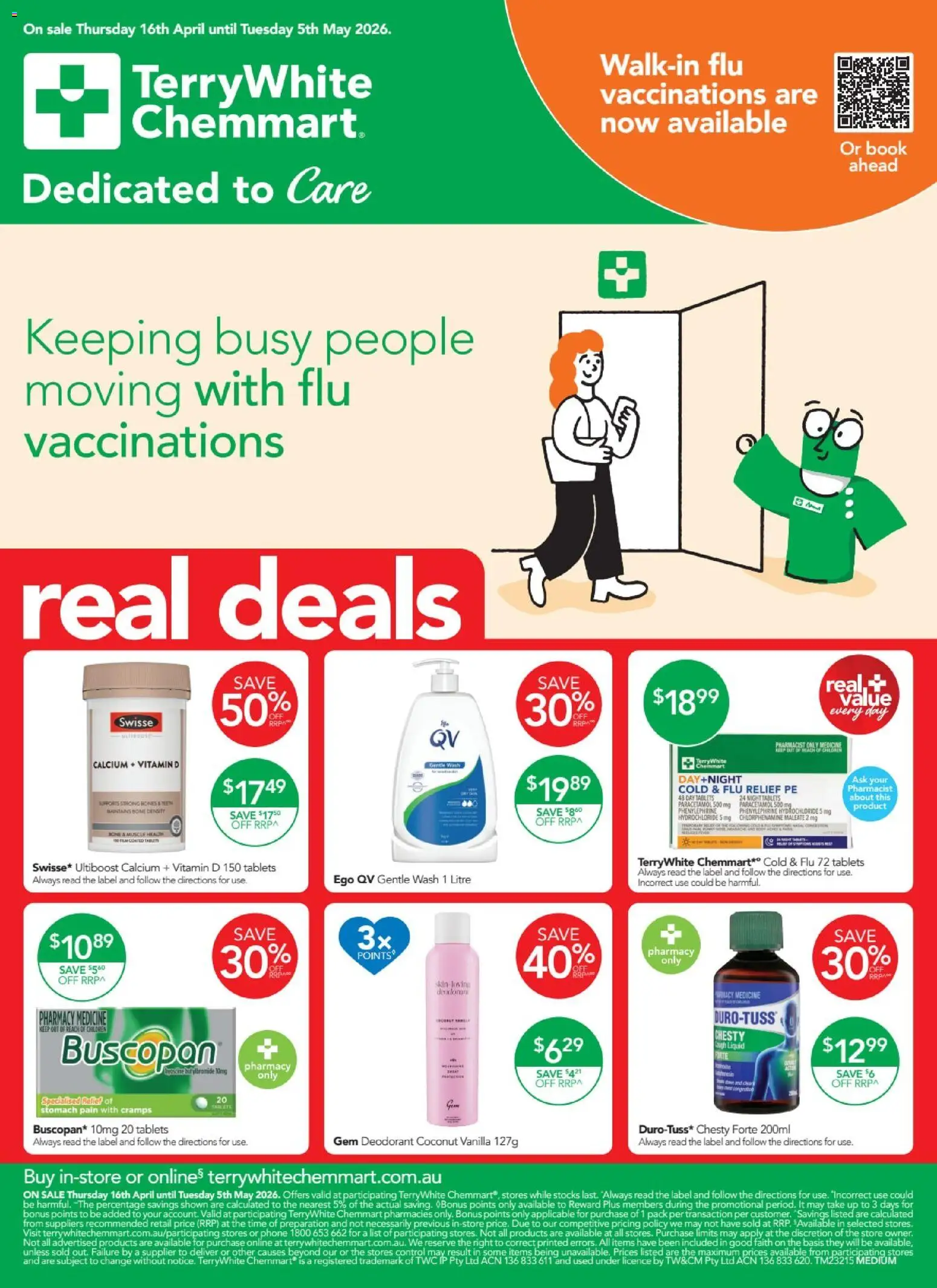 Terry White catalogue - valid from 16.04.2026 | Page: 20 | Products: Deodorant, Phone, Tablets, Vitamin