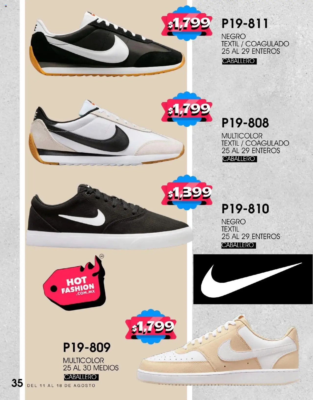 Nuevas ofertas de Cklass válidas en toda la República Mexicana desde el 11.08.2025. ¡Encuentra las mejores ofertas en Cklass - Catálogo Hot Fashion! | Página: 70