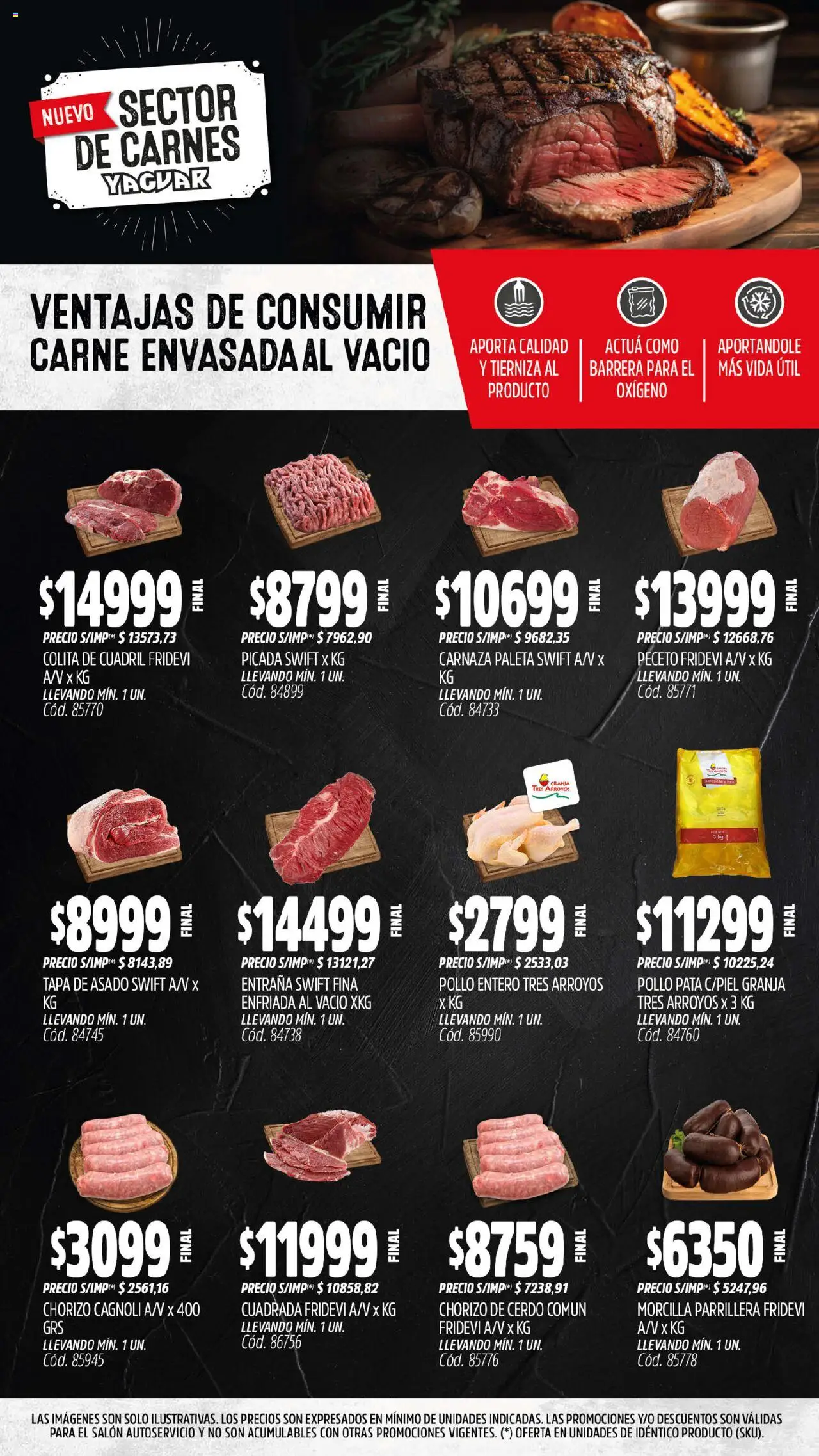 Yaguar - Trelew │ válido desde el 08.09.2025 | Página: 7 | Productos: Pollo, Paleta, Morcilla, Cerdo