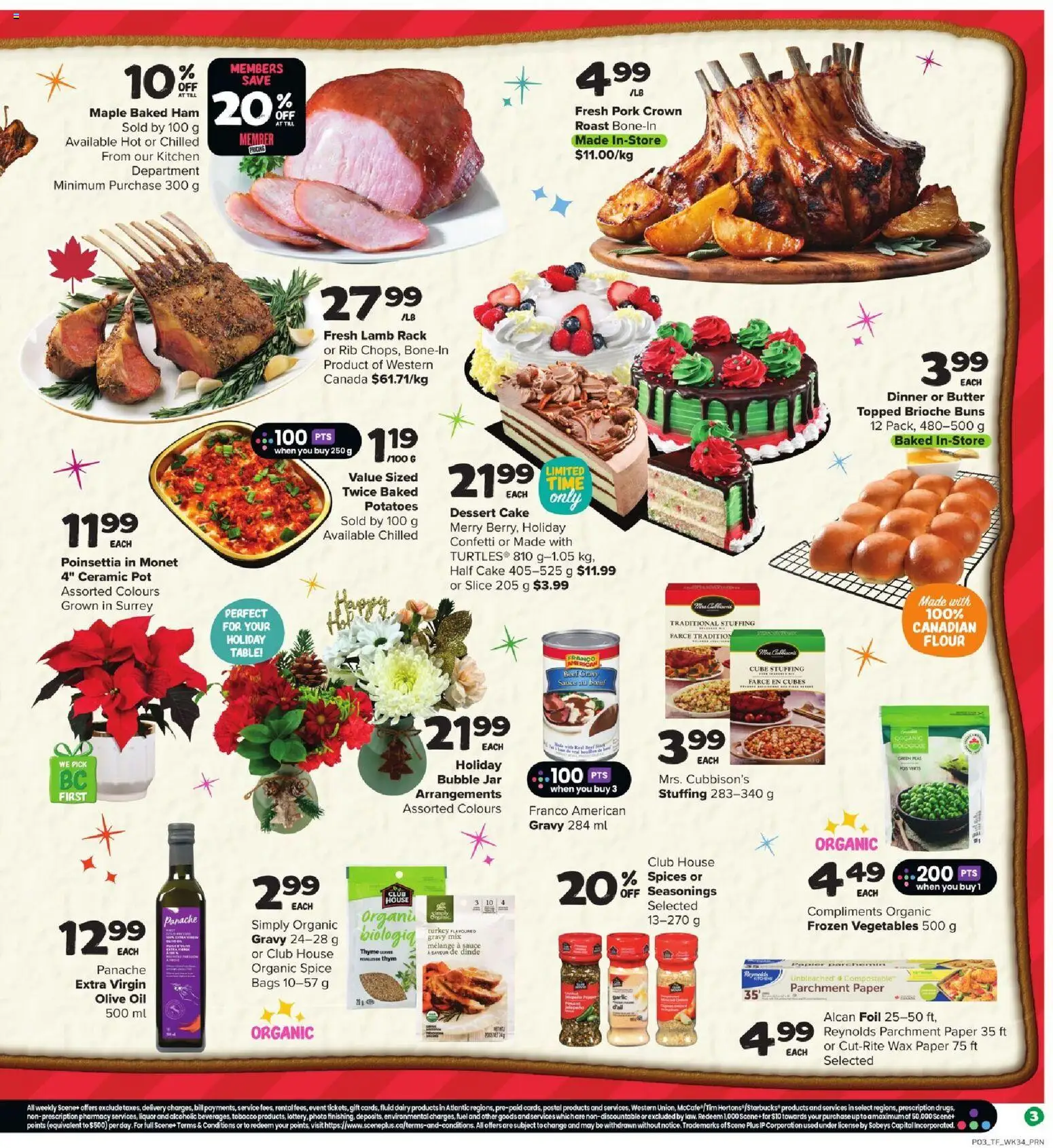 Thrifty Foods flyer valid from 18.12.2025 | Page: 4 | Products: Potatoes, Table, Butter, Oil