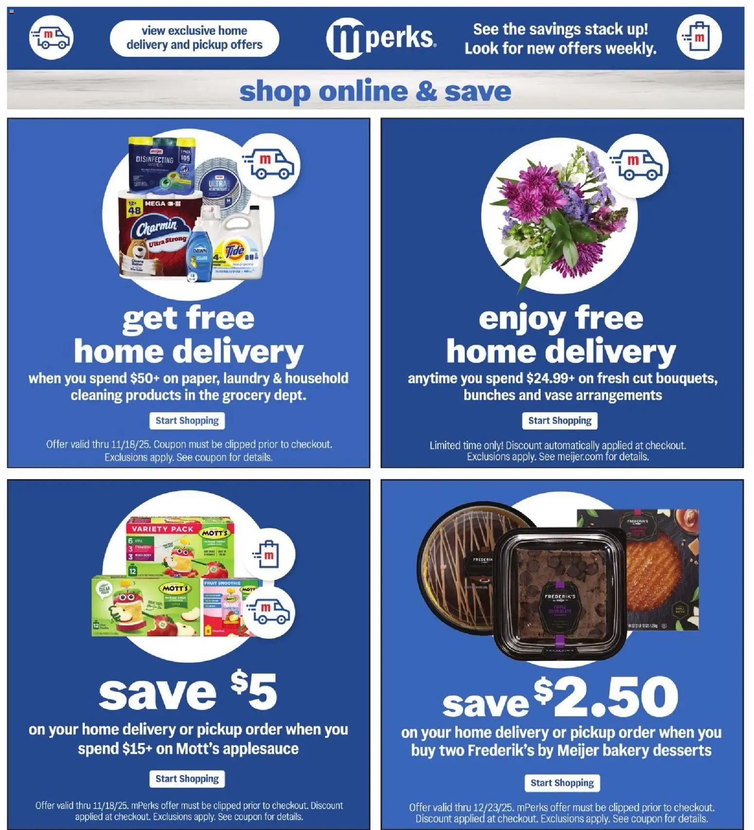 Meijer Weekly Ad - MI - valid from 12.11.2025 | Page: 37 | Products: Bakery, Vase, Chocolate