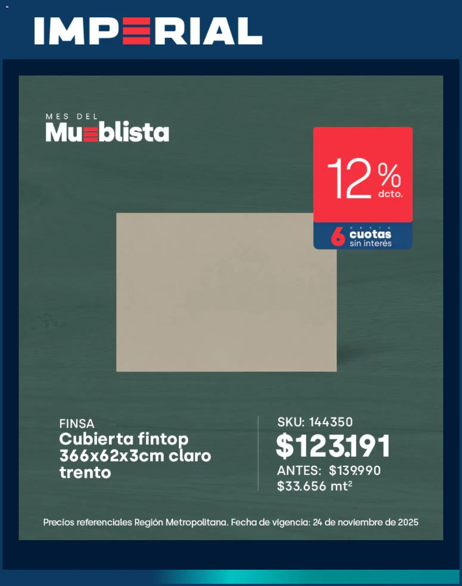 Imperial ofertas  │ válido desde el 04.11.2025 | Página: 3 | Productos: Cubierta