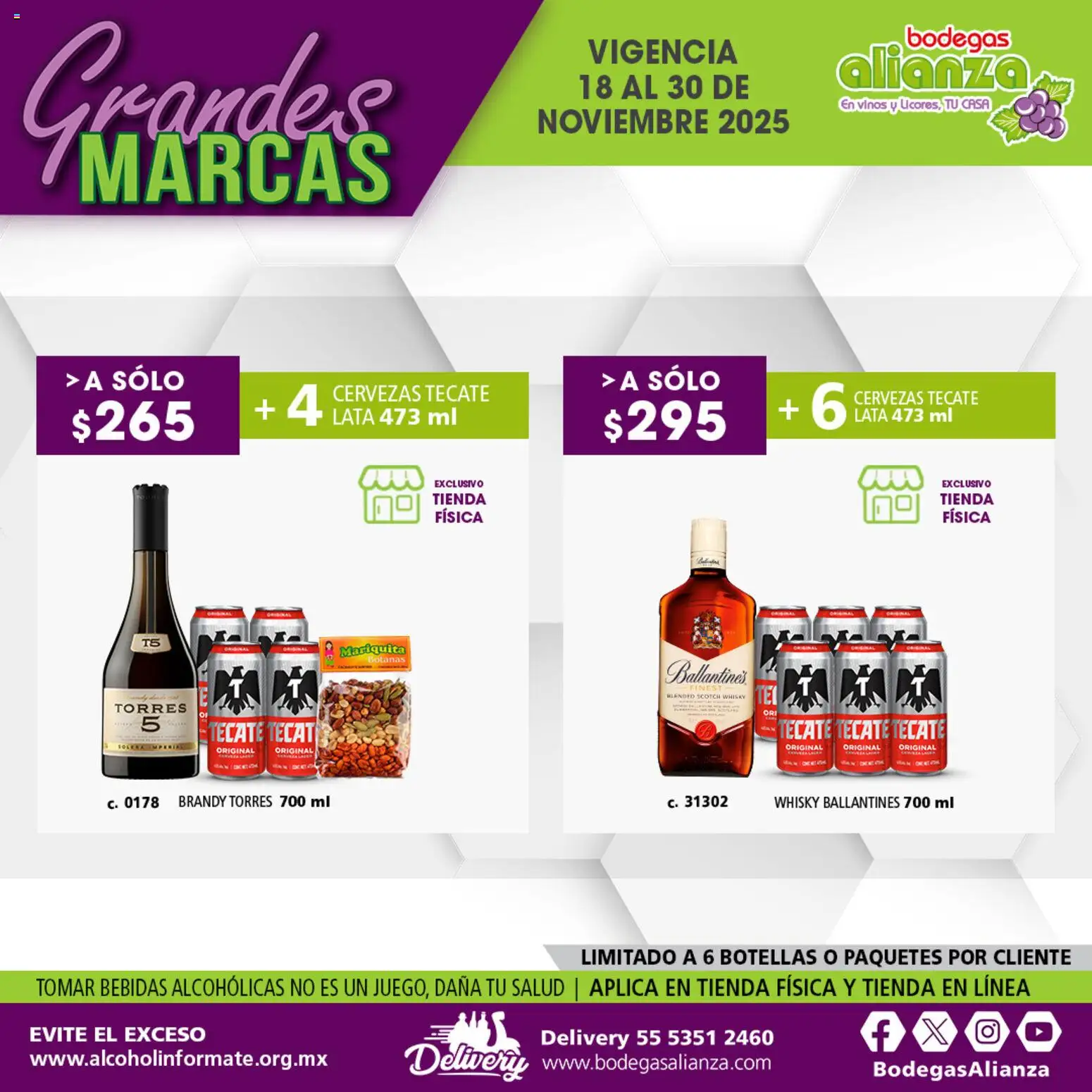 Nuevas ofertas de Bodegas Alianza válidas en toda la República Mexicana desde el 18.11.2025. ¡Encuentra las mejores ofertas en Bodegas Alianza catálogo Ofertas ! | Página: 9 | Productos: Whisky