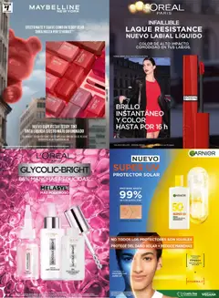 Vista previa de Chedraui folleto Vive Bella, nuevo folleto de la tienda, válido en México a partir del 24.10.2025 | Página: 76 | Productos: Serum, Brillo, Sobre, Protector solar