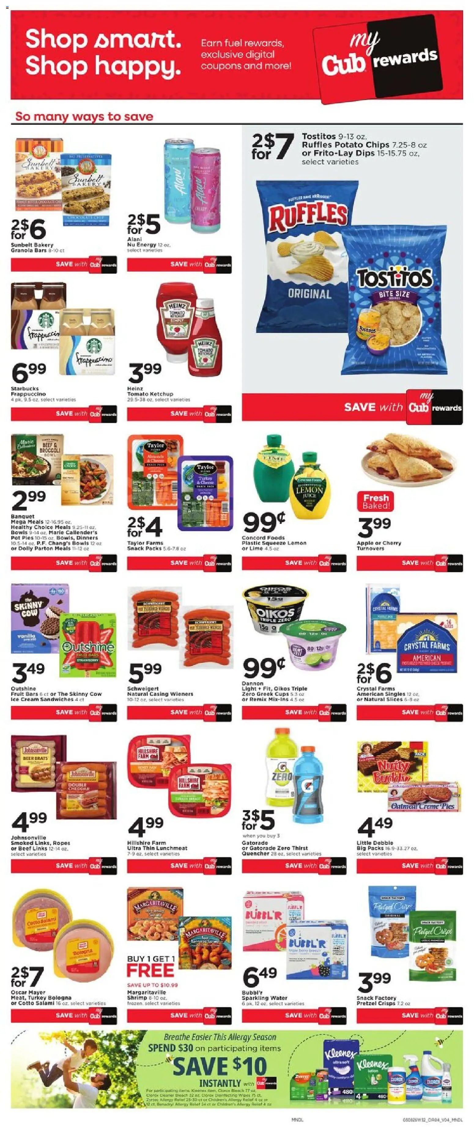 Cub Foods Weekly Ad - valid from 08.03.2026 | Page: 6 | Products: Beer, Ketchup, Water, Lime