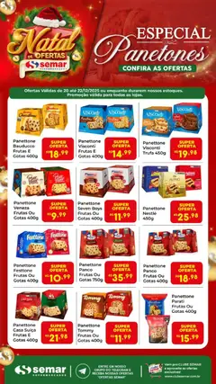 Semar Supermercado - Ofertas Panetones - Pré-Visualização do folheto da loja Semar Supermercado, válido de 20.12.2025
