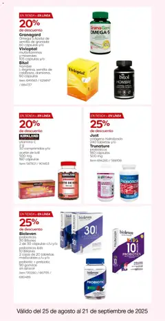 Nuevas ofertas de Costco válidas en toda la República Mexicana desde el 25.08.2025. ¡Encuentra las mejores ofertas en Costco catálogo! | Página: 31 | Productos: Azúcar, Aceite, Vitaminas, Gomitas