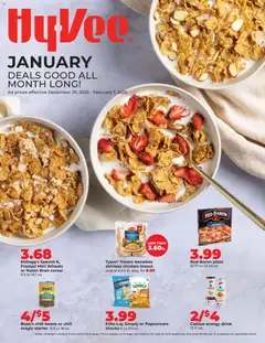 Preview of HyVee weekly ads valid from 29.12.2025