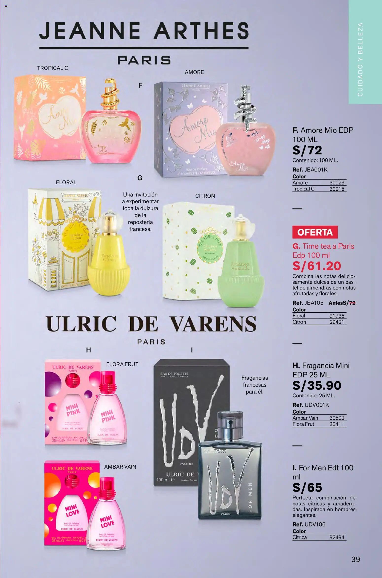 Catálogo Leonisa válido desde 26.12.2025 | Página: 39 | Productos: Almendras, Fragancia, EAU de Toilette