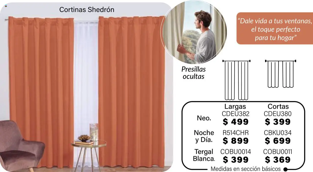 Nuevas ofertas de Colchas Concord válidas en toda la República Mexicana desde el 01.08.2025. ¡Encuentra las mejores ofertas en Colchas Concord - Catálogo! | Página: 582 | Productos: Cortinas