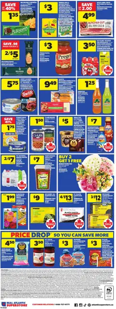 Preview of Atlantic Superstore weekly flyer / circulaire from shop Atlantic Superstore valid from 16.04.2026 | Page: 4 | Products: Cheese, Pizza, Juice, Pork