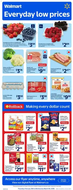 Preview of Walmart weekly flyer from shop Walmart valid from 26.02.2026