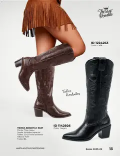 Vista previa de Price Shoes catálogo Botas, nuevo folleto de la tienda, válido en México a partir del 10.12.2025 | Página: 13 | Productos: Botas, Café
