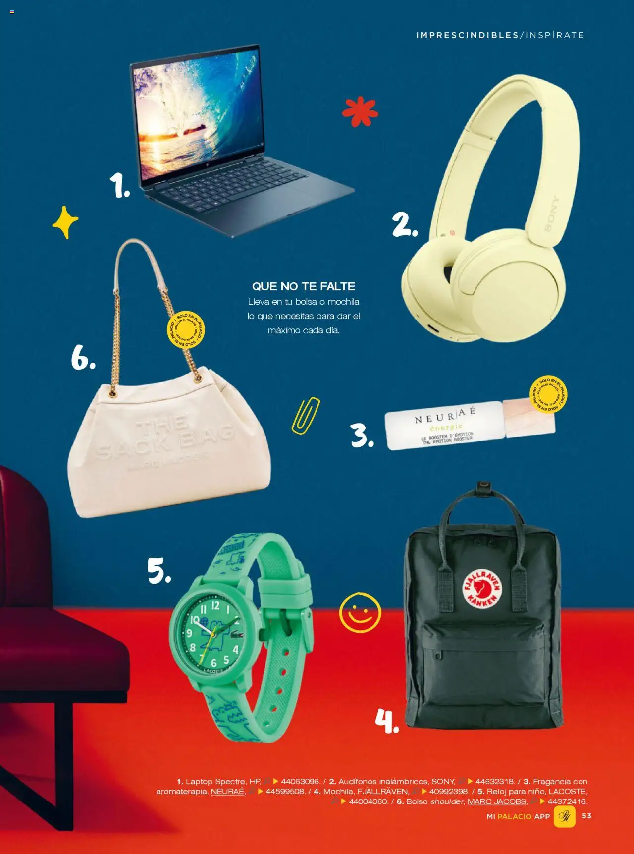 Nuevas ofertas de Palacio De Hierro válidas en toda la República Mexicana desde el 01.08.2025. ¡Encuentra las mejores ofertas en Palacio De Hierro - Catálogo! | Página: 55 | Productos: Bolsa, Mochila, Audífonos, Té