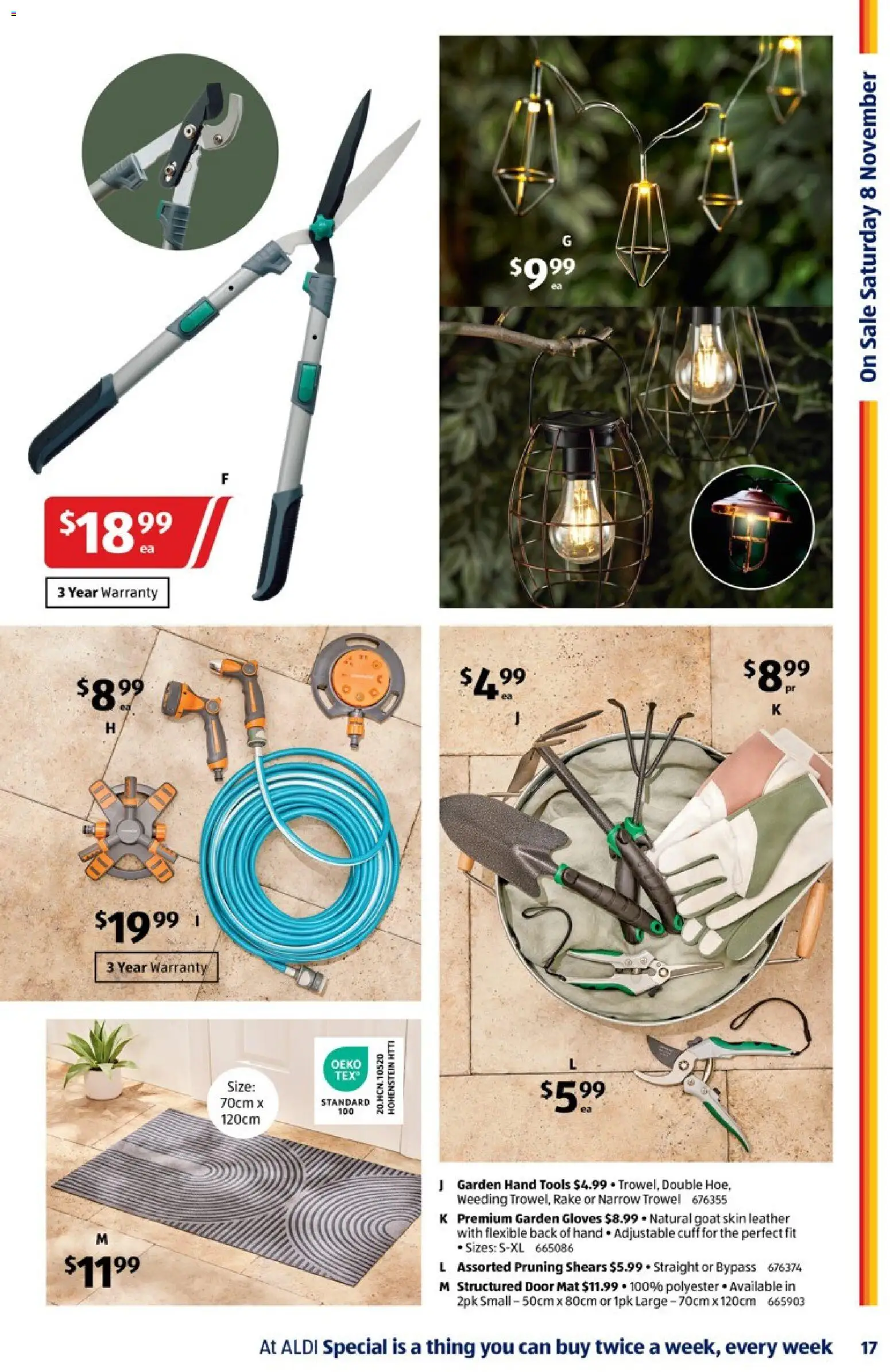Aldi catalogue - valid from 05.11.2025 | Page: 17 | Products: Door, Pruning, Gloves, Tools