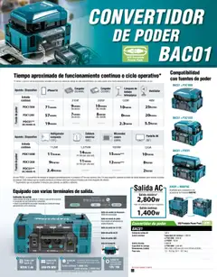 Vista previa de Makita - Catálogo, nuevo folleto de la tienda, válido en México a partir del 04.09.2025 | Página: 85