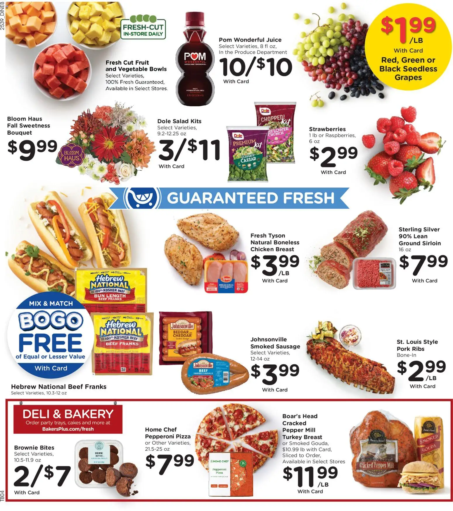Baker's Weekly Ad - valid from 29.10.2025 | Page: 12 | Products: Bakery, Juice, Pepper, Brownie Bites