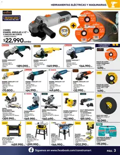 Construmart Ofertas válido desde el 01.03.2026 | Página: 3 | Productos: Disco, Taladro, Cepillo, Cinturón