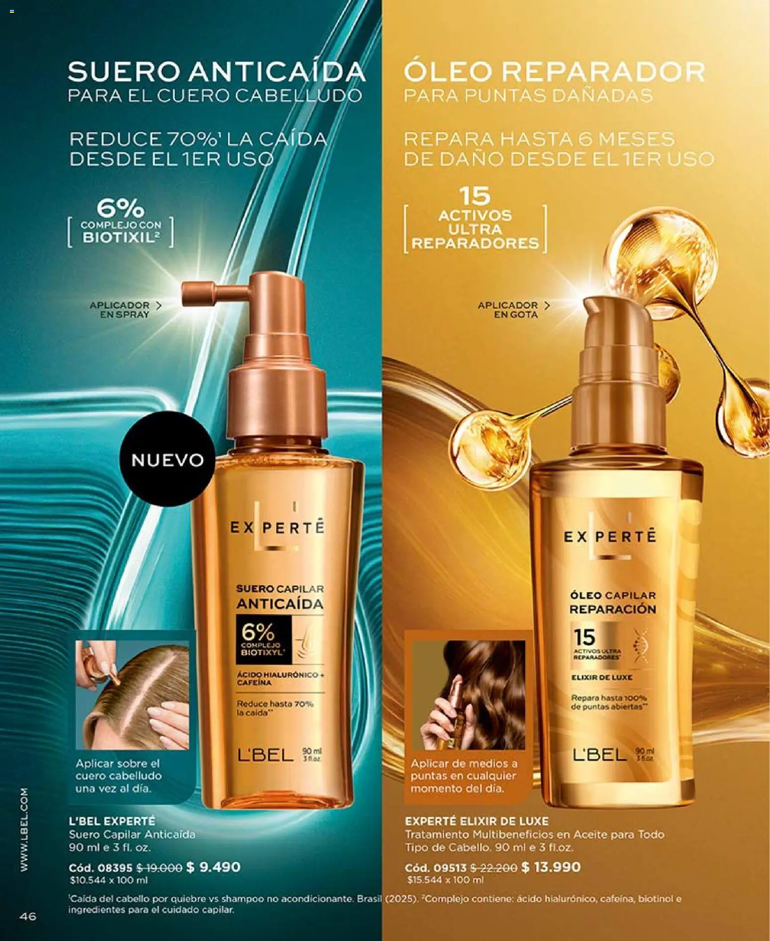 L'Bel Campaña 8 │ válido desde el 29.04.2026 | Página: 48 | Productos: Sobre, Shampoo, Aceite