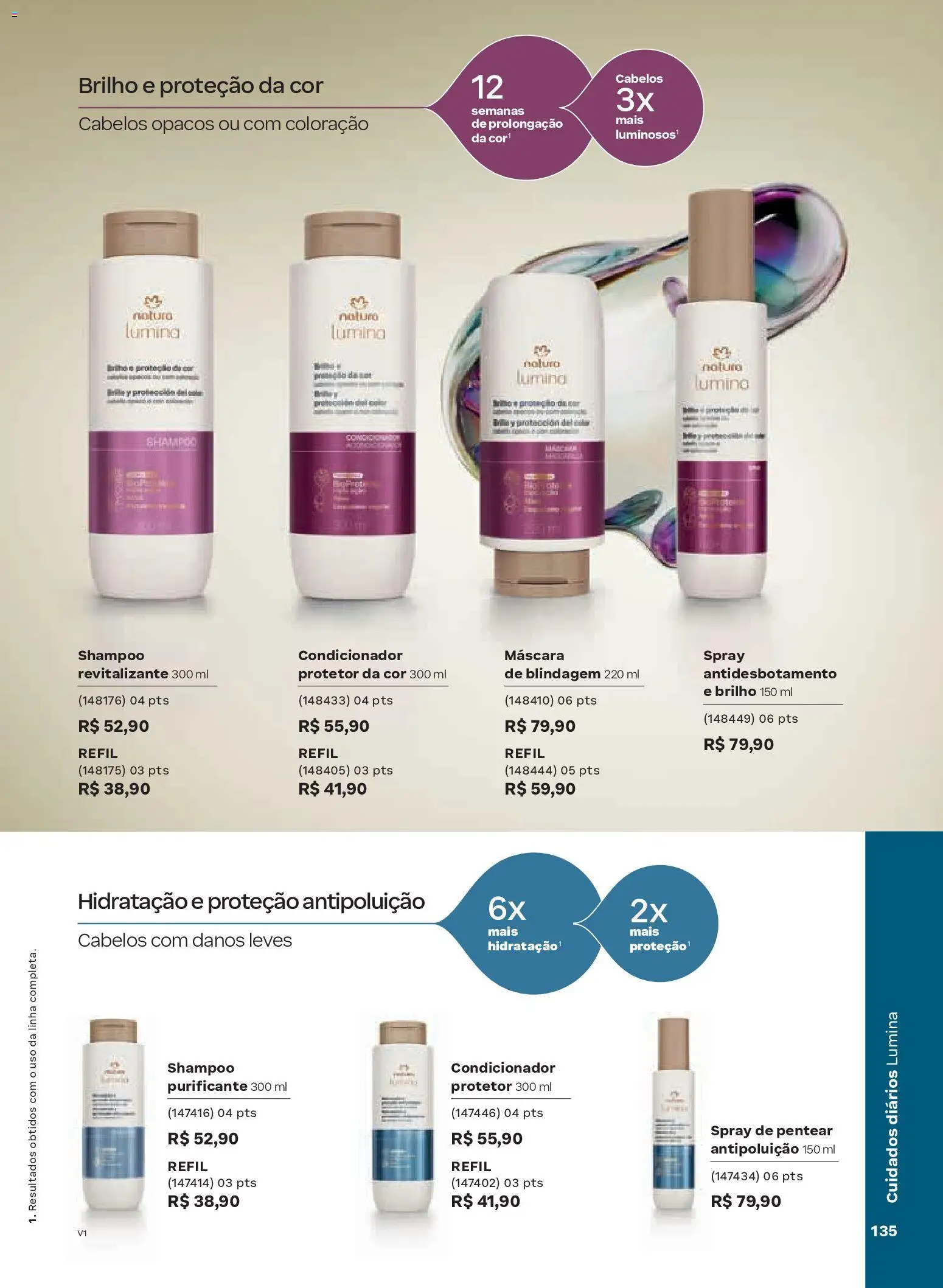 Natura Folheto - válido de 26.12.2025 | Página: 135 | Produtos: Shampoo, Condicionador