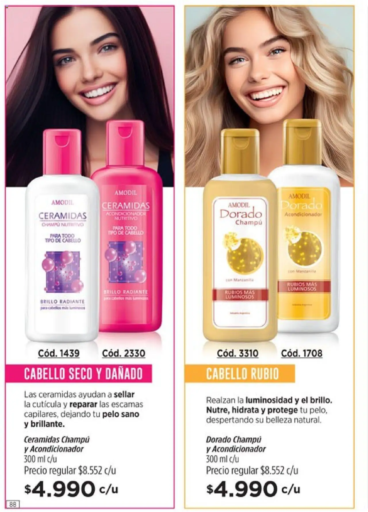 Catálogo Amodil Campaña 11 │ válido desde el 13.06.2025 | Página: 88 | Productos: Champú, Acondicionador, Brillo, Radiante