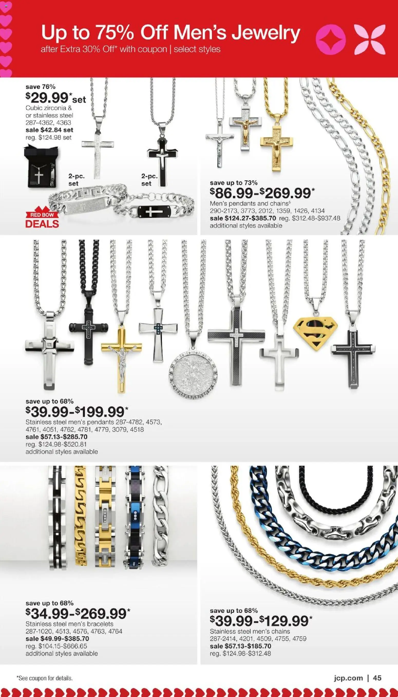 JCPenney Valentine’s Day Jewelry Sale - valid from 17.01.2026 | Page: 44 | Products: Bow