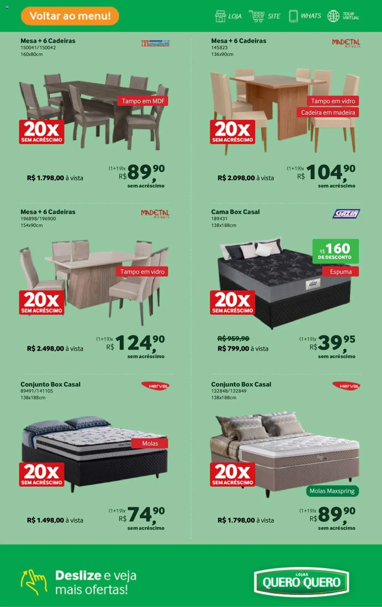 Lojas Quero-Quero Folheto - válido de 16.09.2025 | Página: 37 | Produtos: Cama, Mesa, Cadeira