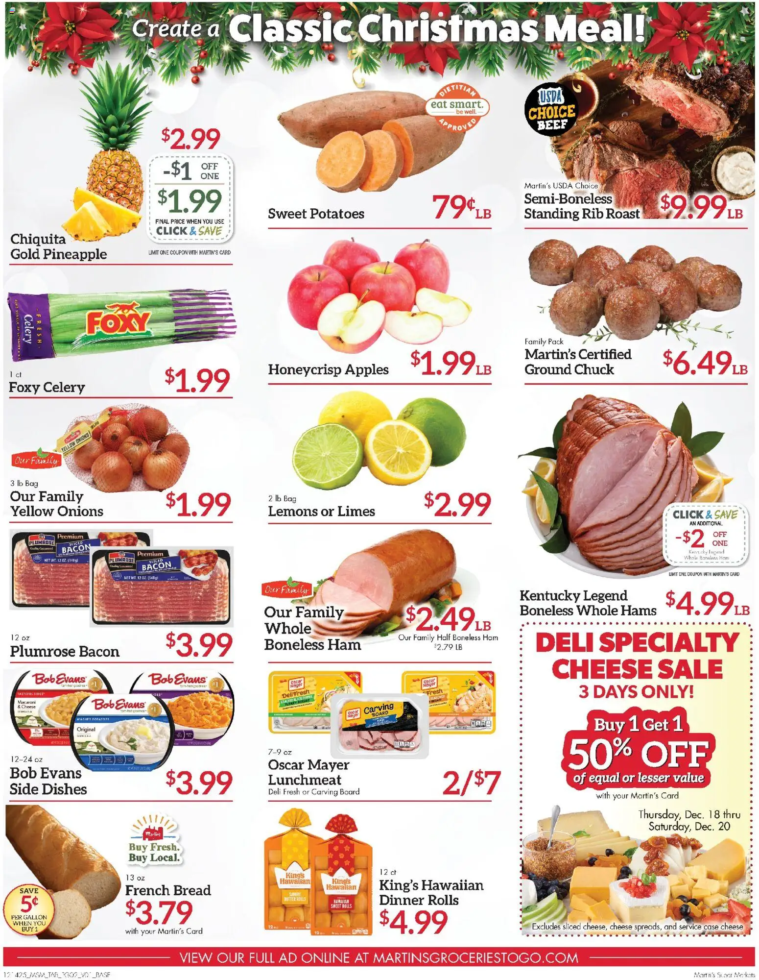 Martin’s Weekly Ad - valid from 14.12.2025 | Page: 2 | Products: Apples, Beef, Pineapple, Pepper